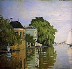 Claude Monet Canvas Paintings - Zaandam 2